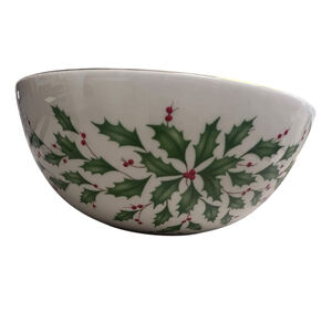 Lenox Holiday Dimension Collection Bowl “Home Is Where The Heart Is” Christmas